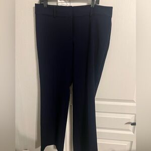 Navy boot cut pants
